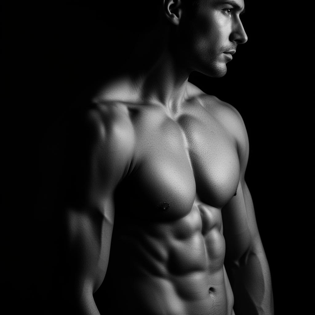 Sculpture corporelle masculine